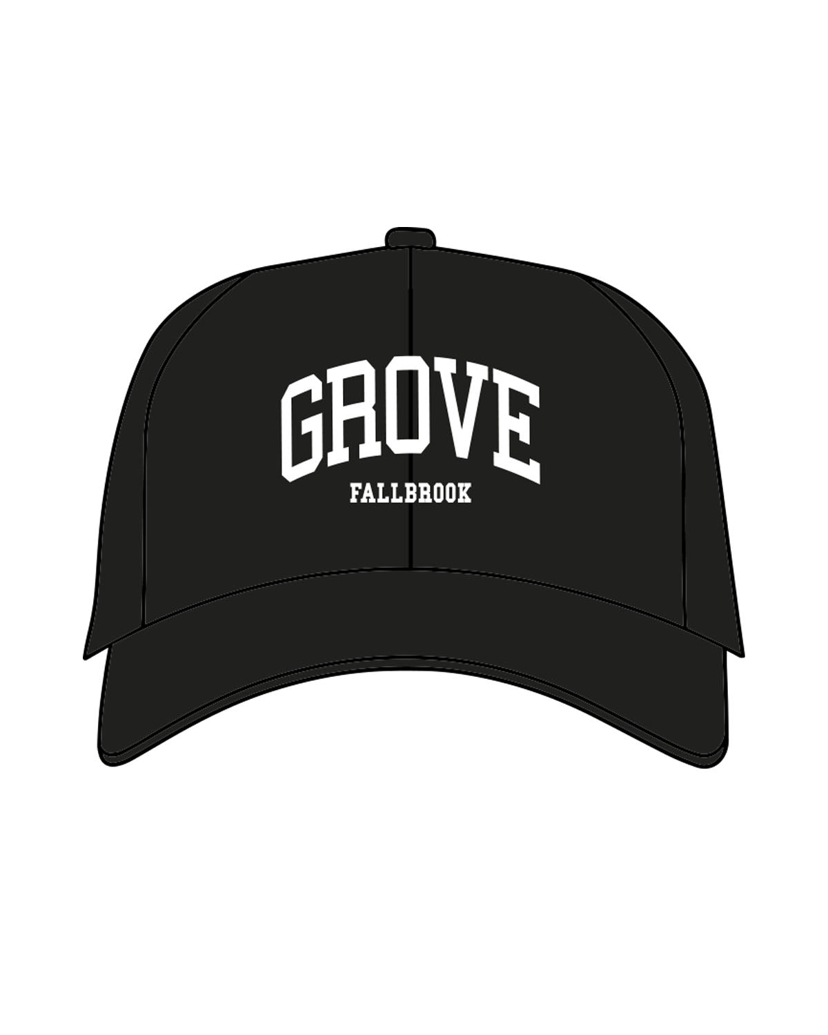 The Dad Hat - Black - Grove Pilates - Center Stacked - White
