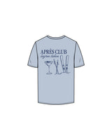 The Mens Tee - Powder - Lagree Tahoe - Left Chest Logo & Center Back Logo - Printed - Cobalt