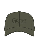 The Dad Hat - Olive - Grove Pilates - Center Stacked - Tone on Tone