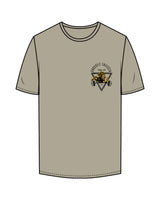 The Mens Tee - Mushroom - Crossfit Trifecta - Left Chest - Printed - Full Color