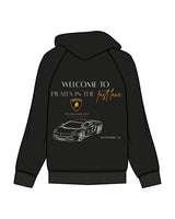 The Womens Hoodie - Black - Platinum Pilates - Left Chest & Back - Printed - Full Color