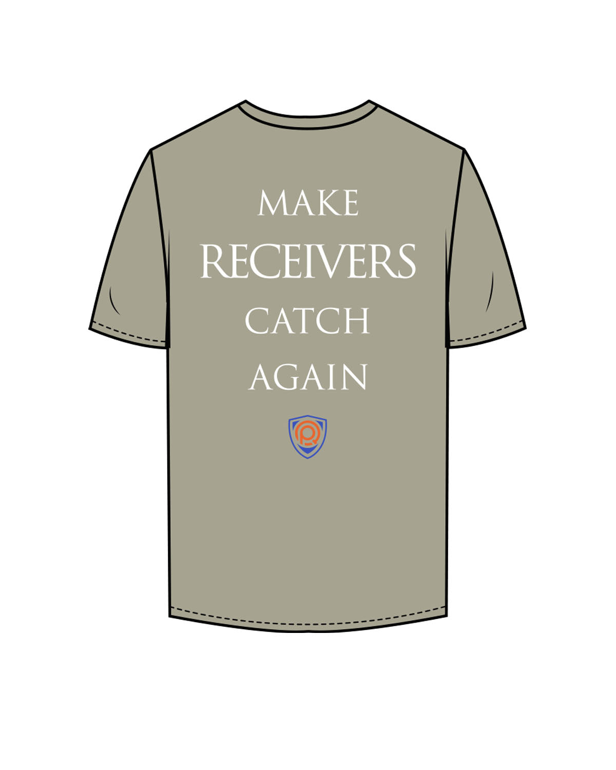 The Mens Tee - Eucalyptus - PURE QUALITY - Left Chest Logo Stacked & Center Back Logo Stacked - Printed - Full Color