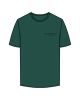 The Mens Tee - Forest - Collaborative Dog - Left Chest Stacked & Back Stacked - Full Color