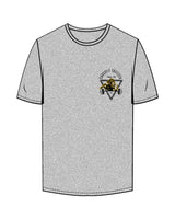 The Mens Tee - Heather - Crossfit Trifecta - Left Chest - Printed - Full Color