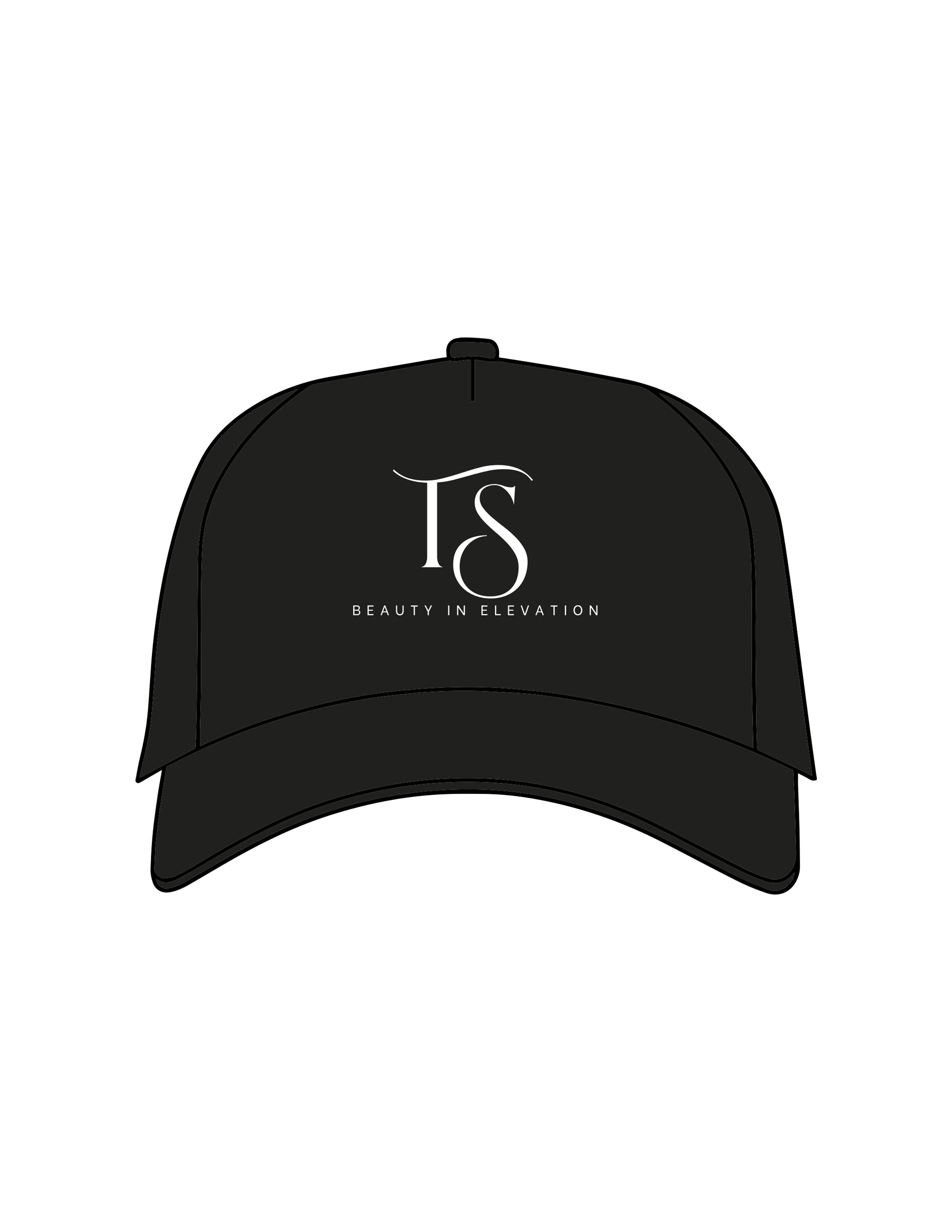 The Foam Trucker - Black - Team Sculpted - Center Crown Stacked - Printed - White