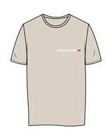 The Womens Tee - Bone - Fitness Quest 10 - Left Chest & Back Stacked - Full Color