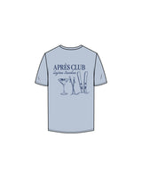 The Mens Tee - Powder - Lagree Truckee - Left Chest Logo & Center Back Logo - Printed - Cobalt