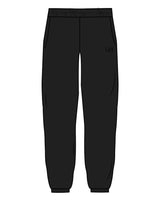 The Womens Sweatpants - Black - Golden Hour Pilates - Left Leg Pocket - "GH" Logo - Embroidered - Tone on Tone