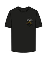 The Mens Tee - Black - Crossfit Trifecta - Left Chest - Printed - Full Color