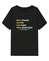 The Mens Heavyweight Tee - Black - MBC LA COSTA - Center Chest 4 Stacks & Center Back Neckline - Printed - Full Color