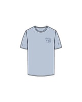 The Mens Tee - Powder - Lagree Truckee - Left Chest Logo & Center Back Logo - Printed - Cobalt