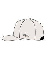 The Canvas Cap - Bone - Team Sculpted - Center Crown Stacked & Left Side Panel - Printed - Black