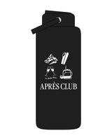 The Wide Mouth Water Bottle - Black - Lagree Tahoe - Center Body Stacked - Printed - White