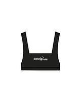 The Box Cut Bra - Black - Training Mate - Center Chest "Training Mate" - Printed - Black