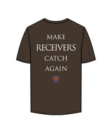 The Mens Tee - Chocolate - PURE QUALITY - Left Chest Logo Stacked & Center Back Logo Stacked - Printed - Full Color