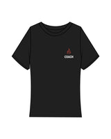The Baby Tee - Black - Corefire - Left Chest Stacked - Full Color