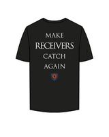 The Mens Tee - Black - PURE QUALITY - Left Chest Logo Stacked & Center Back Logo Stacked - Printed - Full Color