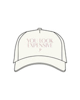 The Foam Trucker - Off White - Platinum Pilates - Center Crown "Look Expensive" - Printed - Pink