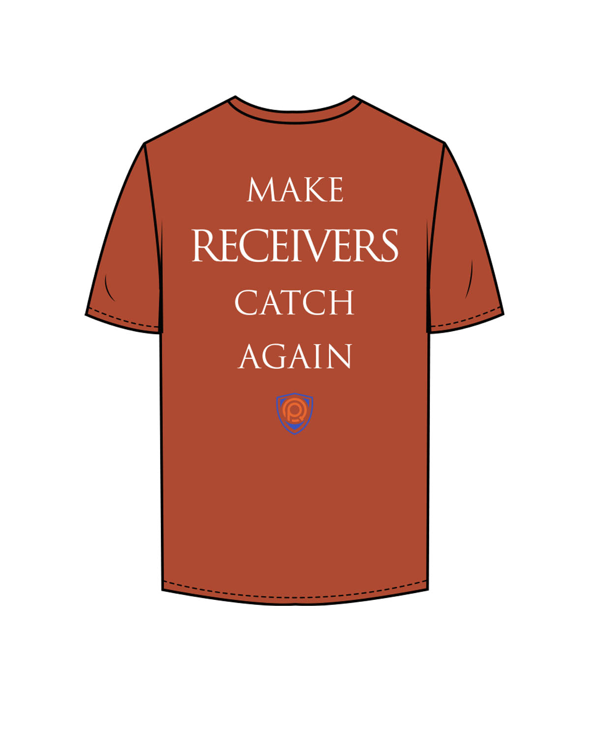 The Mens Tee - Autumn - PURE QUALITY - Left Chest Logo Stacked & Center Back Logo Stacked - Printed - Full Color