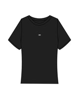 The Baby Tee - Black - Aesthetics Injector - Center Chest - MD - White