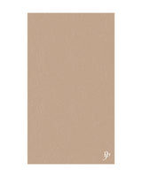 The Gym Towel - Tan - Platinum Pilates - Bottom Left "Icon" - Embroidered - White - THE GYM TOWEL BAG - Black - Center Body - Printed - White