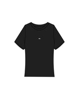 The Baby Tee - Black - Aesthetics Injector - Center Chest - RN - White