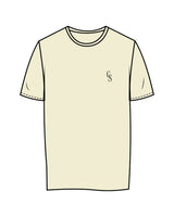 The Womens Tee - Butter - Christian Singles Hub - Left Chest CS - Printed - Dark Green