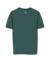 The Mens Tee - Jade - Christian Singles Hub - Center Chest Stacked & Center Back Neckline - Printed - White