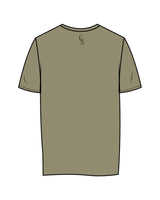 The Mens Tee - Eucalyptus - Christian Singles Hub - Center Chest Stacked & Center Back Neckline - Printed - Dark Green
