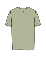 The Mens Tee - Pistachio - Christian Singles Hub - Center Chest & Center Back Neckline - Printed - Dark Green