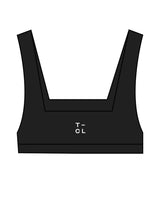 The Box Cut Bra - Black - Core Lab - Chest Center & Back Center - White