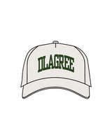The Canvas Cap - Bone - D Lagree - Center Crown Arc - Embroidered - Green #2b4022