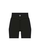 The Basic Short - Black - LVL - Back Waistline - Printed - White