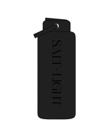 The Wide Mouth Water Bottle - Black - Salt + Light Hair Co - Center Vertical - Tone on Tone