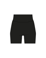 The Basic Short - Black - LVL - Back Waistline - Printed - White