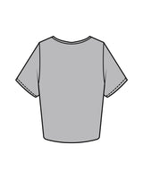 The Crop Tee - Storm - Sweat Circuit - Left Chest - Printed - Full Color