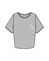 The Crop Tee - Storm - Sweat Circuit - Left Chest - Printed - Full Color