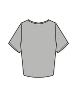 The Crop Tee - Heather - Sweat Circuit - Center Chest - Printed - Full Color