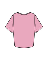 The Crop Tee - Bubblegum - Sweat Circuit - Center Chest - Printed - Fuill Color