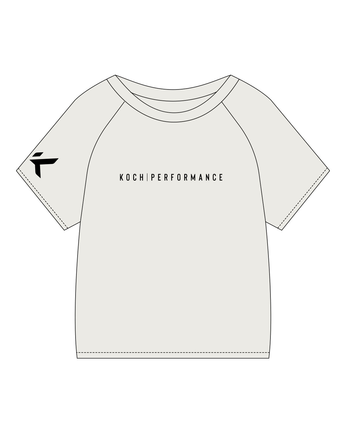The Kids Heavyweight Tee - Washed Bone - Center Chest & Right Sleeve - Printed - Black