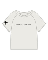 The Kids Heavyweight Tee - Washed Bone - Center Chest & Right Sleeve - Printed - Black