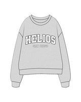 The Womens Crewneck - Heather - Helios - Center Chest Stacked - Full Color