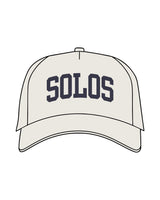 The Canvas Cap - Off White - Solos Pilates - Center Crown - Embroidered - Navy