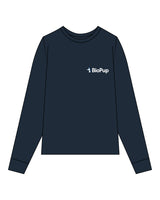 The Mens Long Sleeve - Navy - BioPup - Left Chest - Printed - Full Color