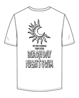 The Mens Tee - White - We The Commas - Front / Back - Black