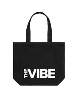 The Tote Bag - Black - The Vibe - White