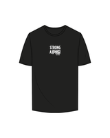 The Mens Tee - Black - F45 La Costa - Center Chest - White