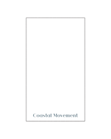 The Gym Towel - White - Coastal Movement - No Bag -  Navy