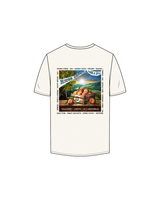 The Mens Pocket Tee - Off White - HiLo House - Left Chest / Back - Full Color Logos