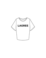 The Crop Tee - White - Studio Novo - Lagree Center Chest / Novo Back Logo - Black